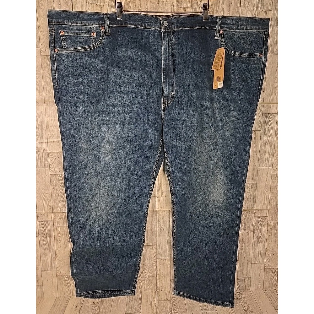 Levi's 502 Jeans 56x30 Regular Taper Stretch Sits Below Waist Reg Fit Mens NEW